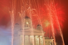 New Year 2013 Celebrations, Senate Square, Helsinki, Finland